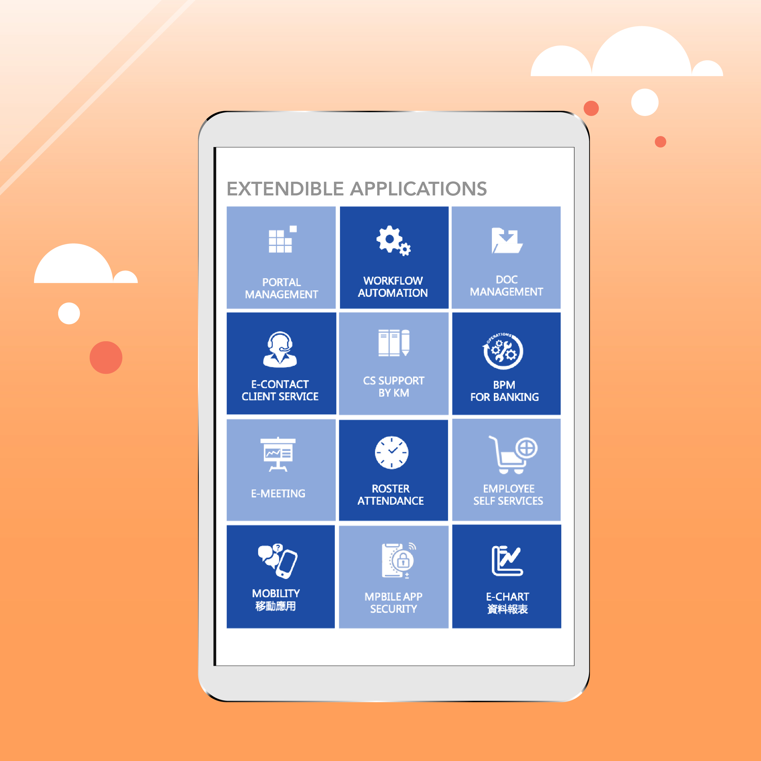 Extendible applications to empower your daily working