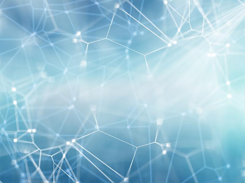background connected stars